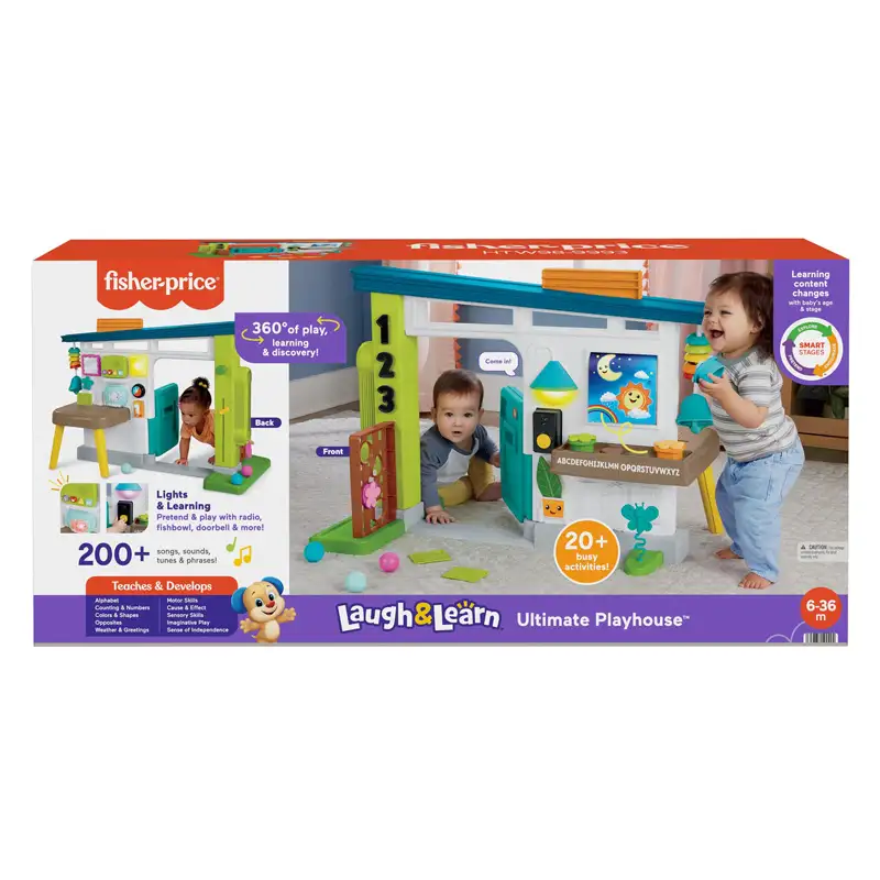Mattel Fisher Price Hyp32 Casa Interactiva Educativa Deluxe
