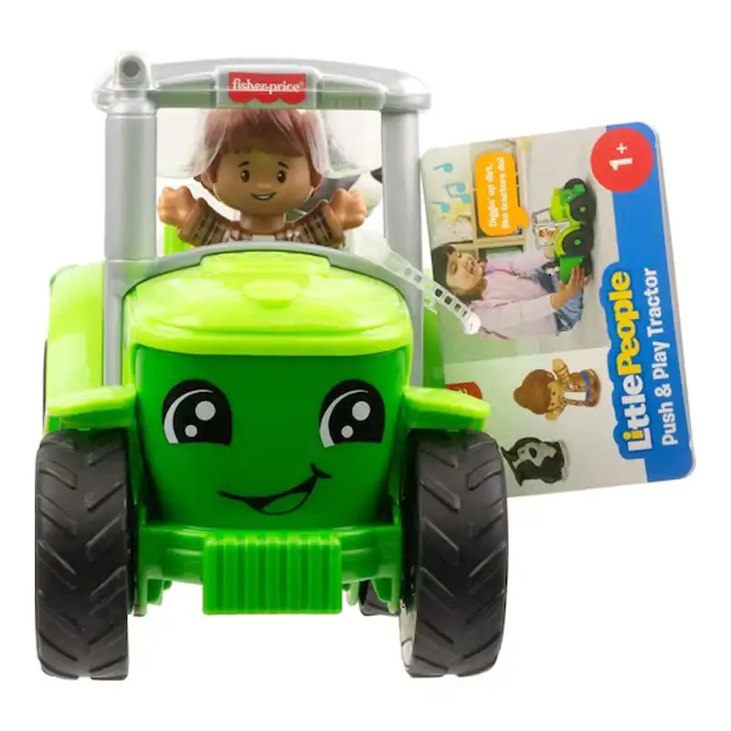 Mattel Fisher Price Jgx13 Tractor Mediano Con Figuras