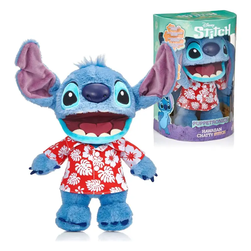 Wow! Stuff Stitch Dis-1027-01 Hawaiano Puppetronic Interactivo Fx De 20Cm