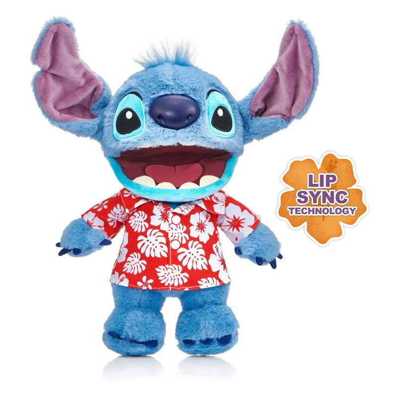Wow! Stuff Stitch Dis-1027-01 Hawaiano Puppetronic Interactivo Fx De 20Cm
