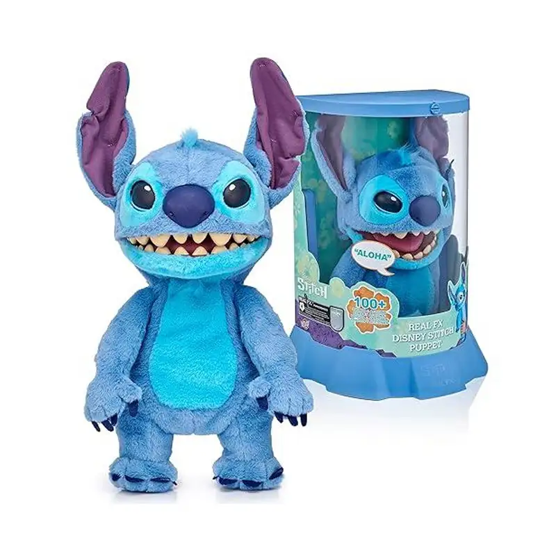 Wow! Stuff Stitch Dis-1027-01 Hawaiano Puppetronic Interactivo Fx De 20Cm