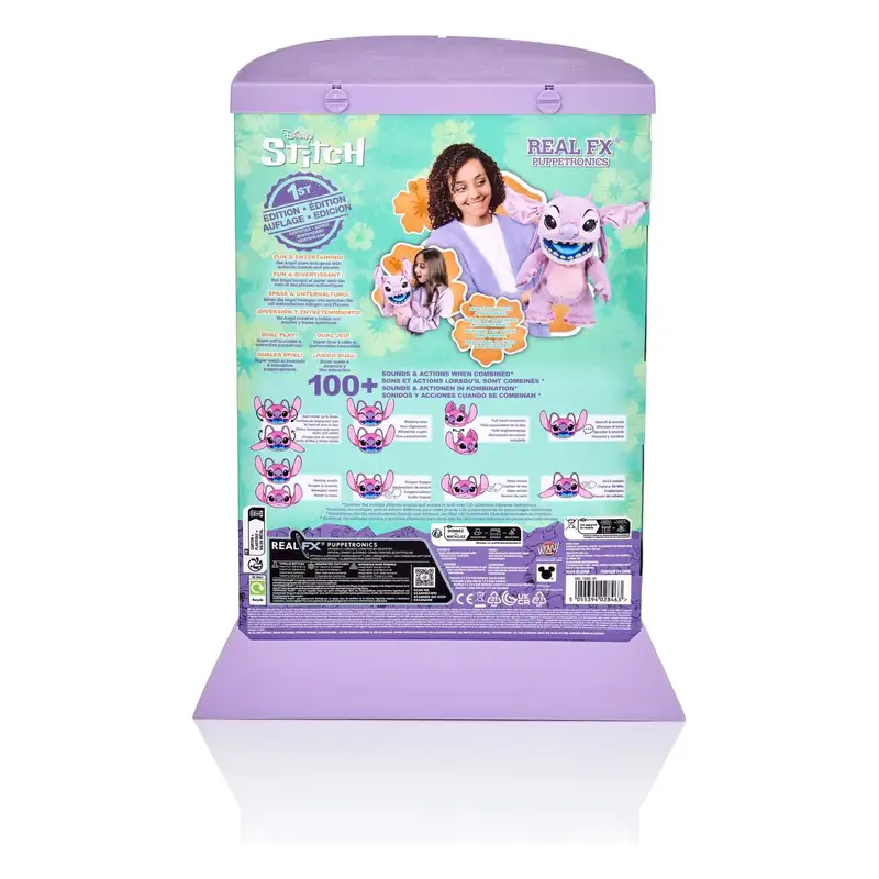 Wow! Stuff Stitch Dis-1030-01 Angel Puppletronic Fx De 30Cm Con Mas De 100 Frases
