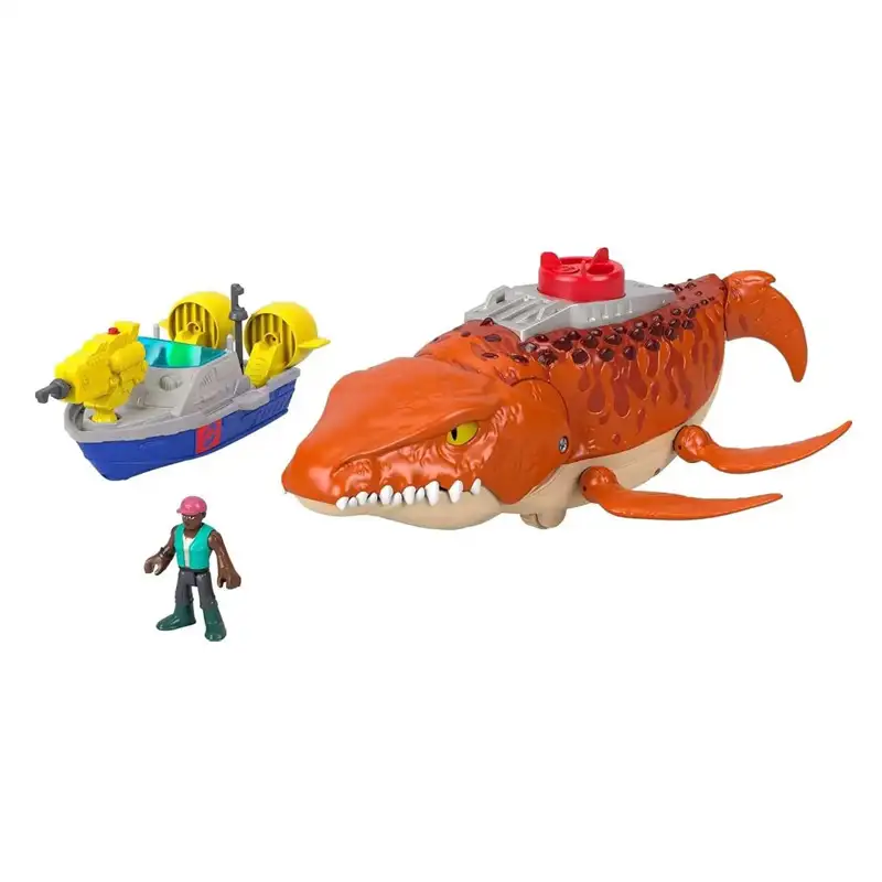 Mattel Jurassic World Jfr23 Dinosaurio Mosasaurio Articulado