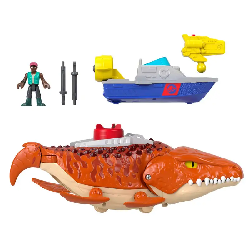 Mattel Jurassic World Jfr23 Dinosaurio Mosasaurio Articulado