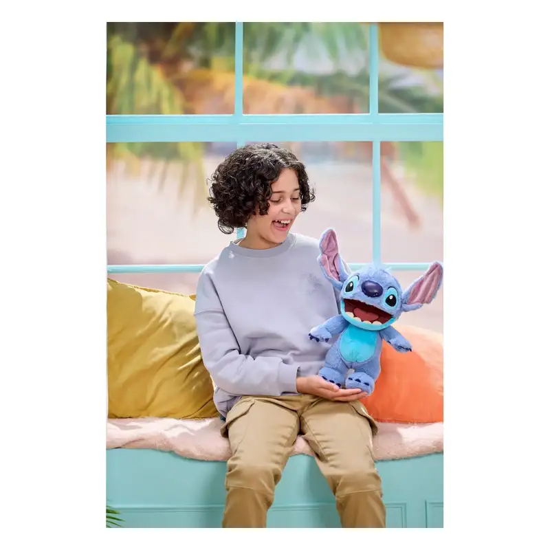 Wow! Stuff Stitch Dis-1025-01 Puppetronic Interactivo Real Fx De 20Cm