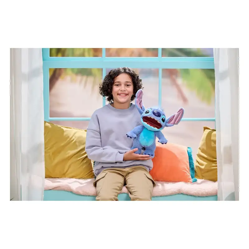 Wow! Stuff Stitch Dis-1025-01 Puppetronic Interactivo Real Fx De 20Cm