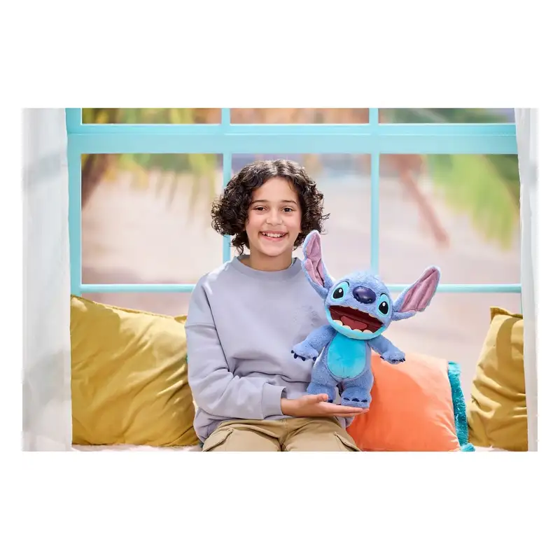 Wow! Stuff Stitch Dis-1025-01 Puppetronic Interactivo Real Fx De 20Cm