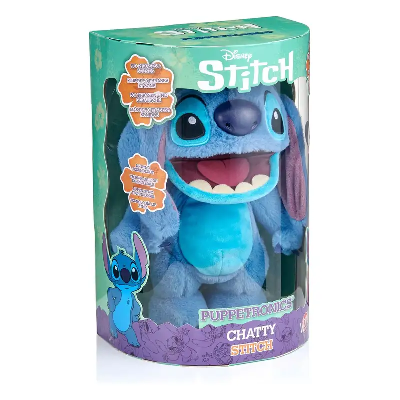 Wow! Stuff Stitch Dis-1025-01 Puppetronic Interactivo Real Fx De 20Cm