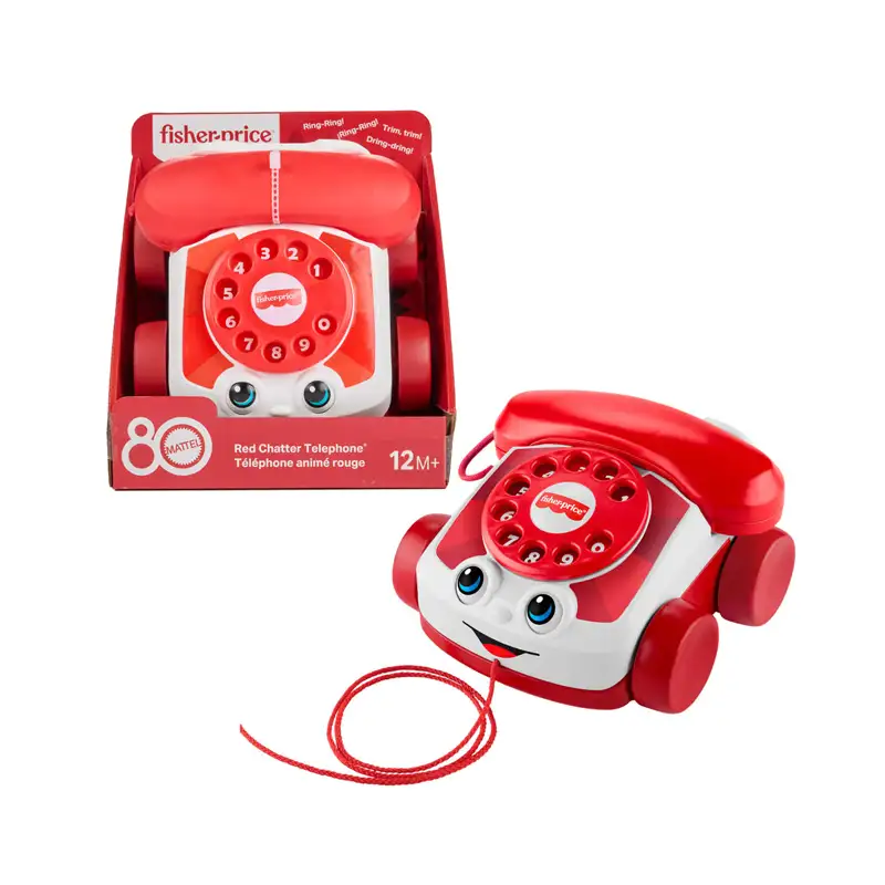 Mattel Fisher Price Jgg97 Telefono Hablador Rojo