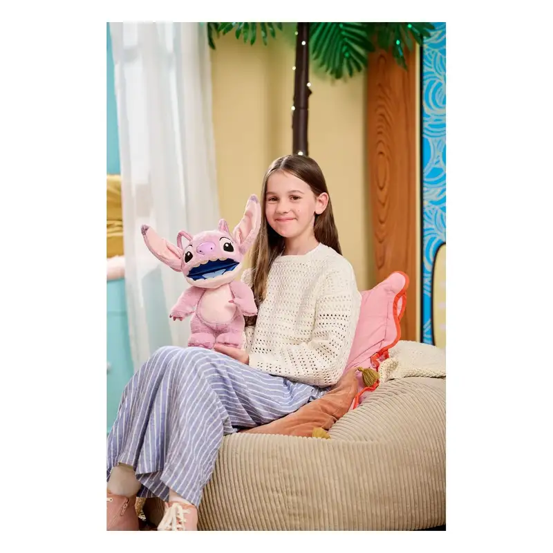 Wow! Stuff Stitch Dis-1026-01 Angel Puppetronic Interactivo Fx De 20Cm