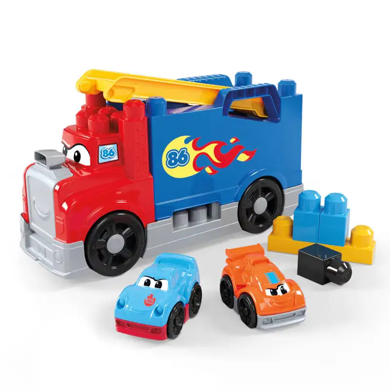 Mattel Mega Bloks Jfr29 Grua De Construccion Bloques Build And Compete