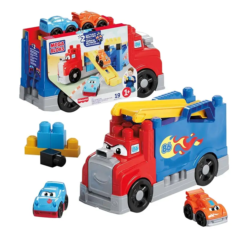 Mattel Mega Bloks Jfr29 Grua De Construccion Bloques Build And Compete