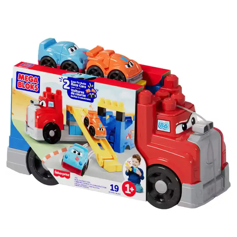 Mattel Mega Bloks Jfr29 Grua De Construccion Bloques Build And Compete