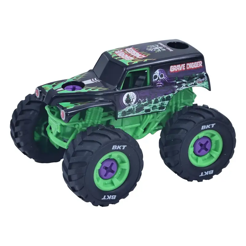 Spin Master Monster Jam 5004474 Mechanix 1 43 Construye Y Reconstruye Grave Digger