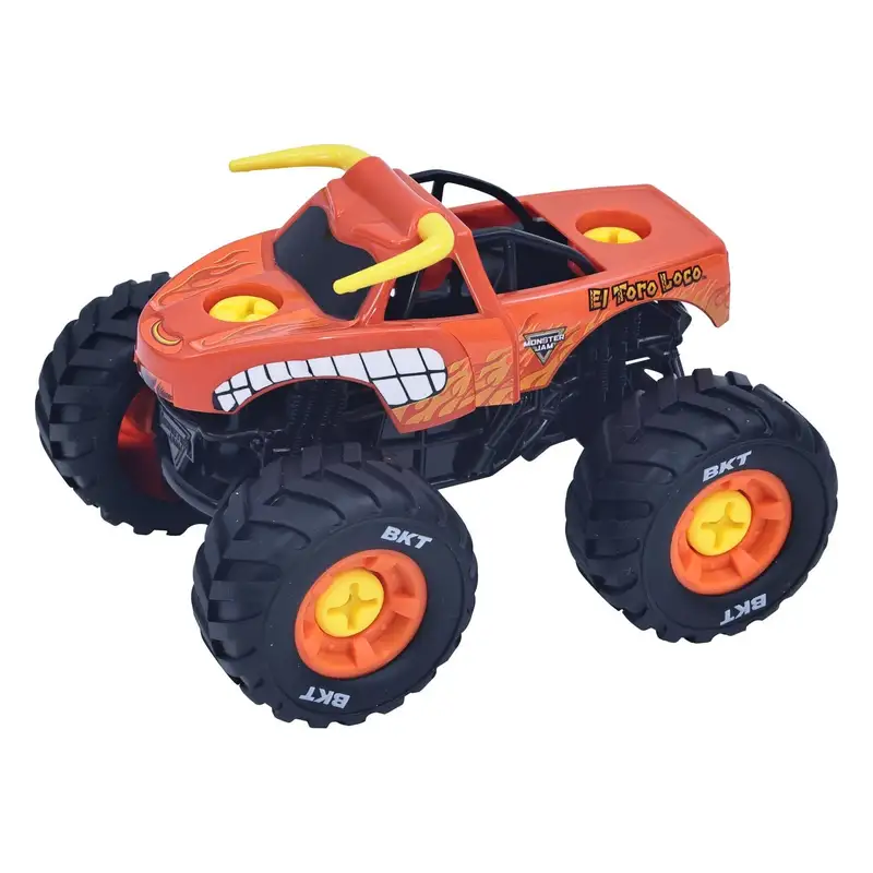 Spin Master Monster Jam 5004476 Mechanix 1 43 Construye Y Reconstruye El Toro Loco