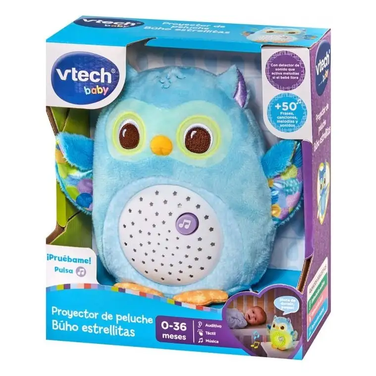 Vtech Baby 80-566922 Peluche Proyector Buho Estrellado