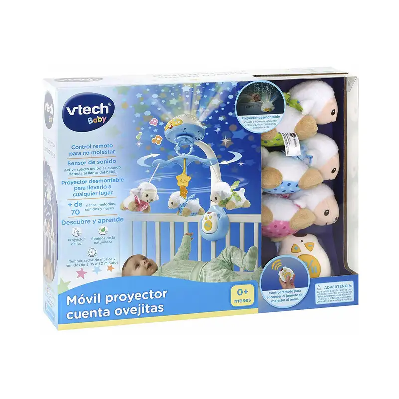 Vtech Baby 80-503322 Movil Proyector Cuenta Ovejitas