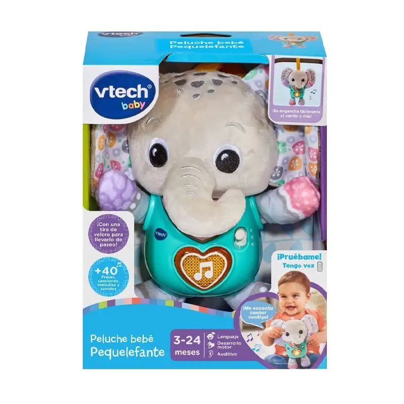 Vtech Baby 80-566722 Peluche Bebe Pequeelefante