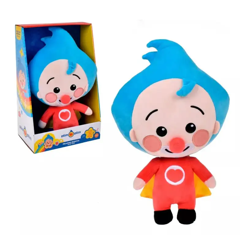 Pmi Kind Word Plim Plim 8401Ap Peluche Payaso Plim Plim 30 Cm Con Musica