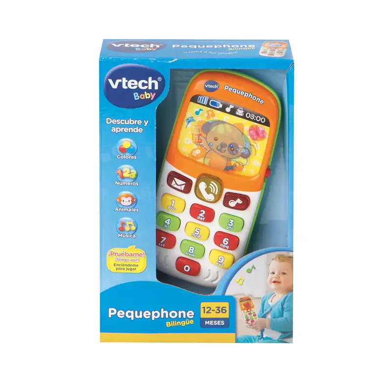 Vtech Baby 80-138147 Pequephone Bilingue