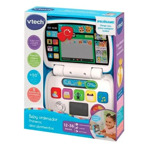 Vtech Baby 80-524722 Ordenador Para Bebe Primeros Descubrimientos