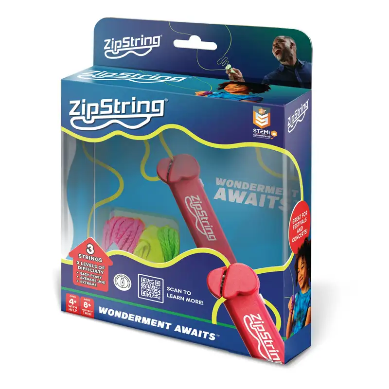 Zipstring  Zs-V5-Rr-04 Bocina Roja Con Cuerdas Y Cargador Usb