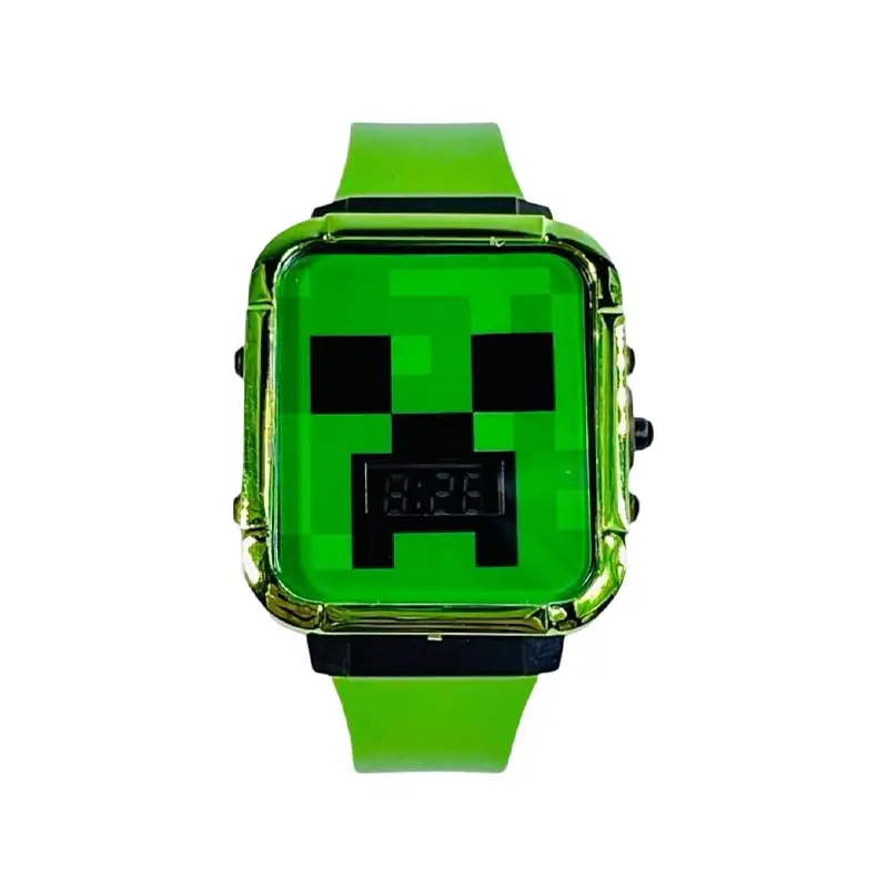 Boing Toys Minecraft Min4284 Reloj Led Correa Verde