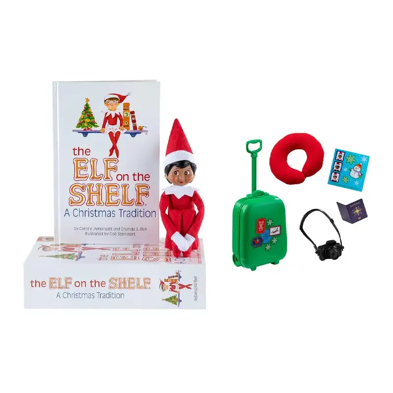 The Elf On The Shelf  Propssccr Kit Accesorios Polares Puesto Polo Norte