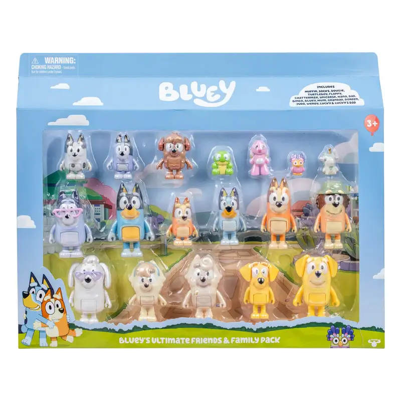Moose Bluey 19116 Set X 14 Familia Y A S13