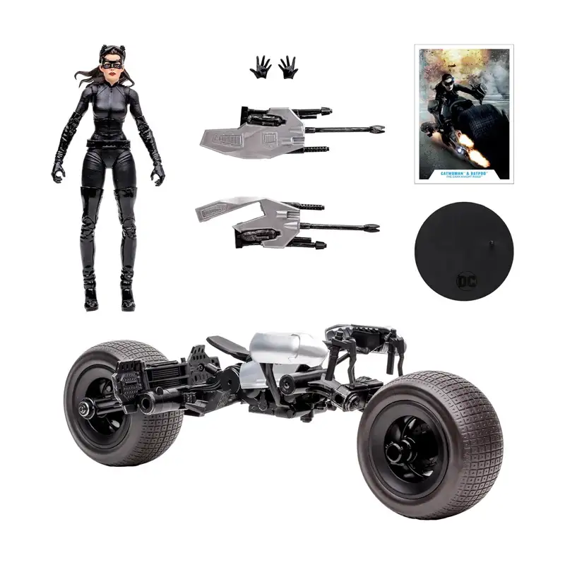 Mcfarlane Toys Batman 15734-Int El Caballero Oscuro Renace Moto Batgirl