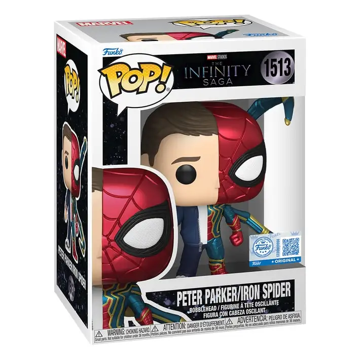 Funko Pop! 87223 Marvel Spiderman Dividido Saga Del Infinito