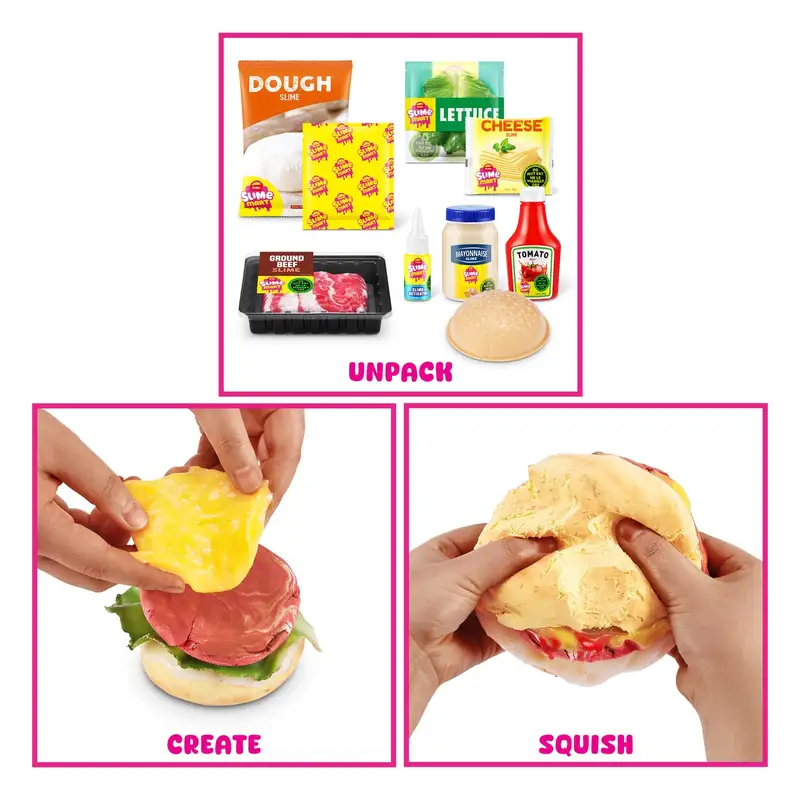 Zuru Shopping 15905A Canasta Pequena Slime Mart Hamburguesa Serie 1