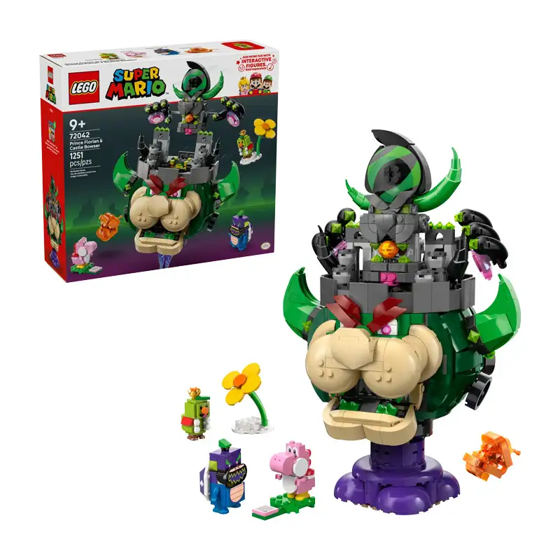 Lego Super Mario Bros 72042 Principe Florian Y Castillo De Bowser