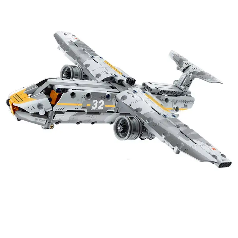 Im.Master  6832 Avion Militar Bloques Construccion