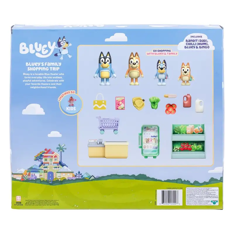 Moose Bluey 18999 Serie 13 Chef Pack Compras De Viaje