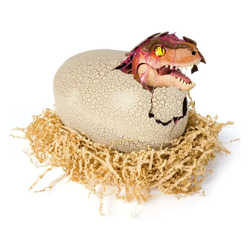 Spin Master Jurassic World 6072462 Primal Hatch Jurassic T Rex Interactivo