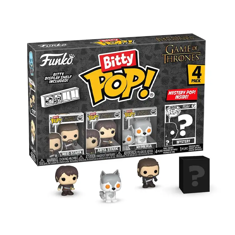 Funko Pop! 83649 Bitty Got Ned Stark Paquete 4 Figuras Vinil