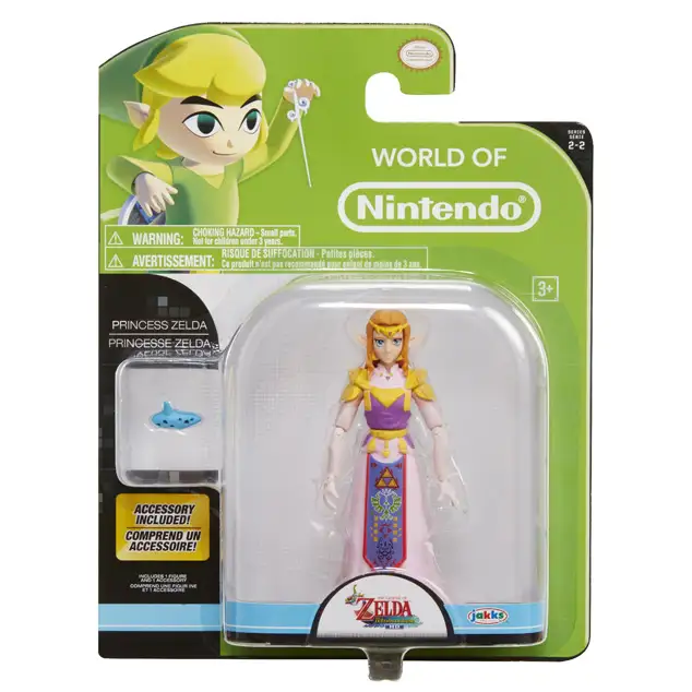Jakks Pacific Nintendo 428604 Figuras Zelda Mezcla De Franquicias Ola 4 De 4 Pulgadas