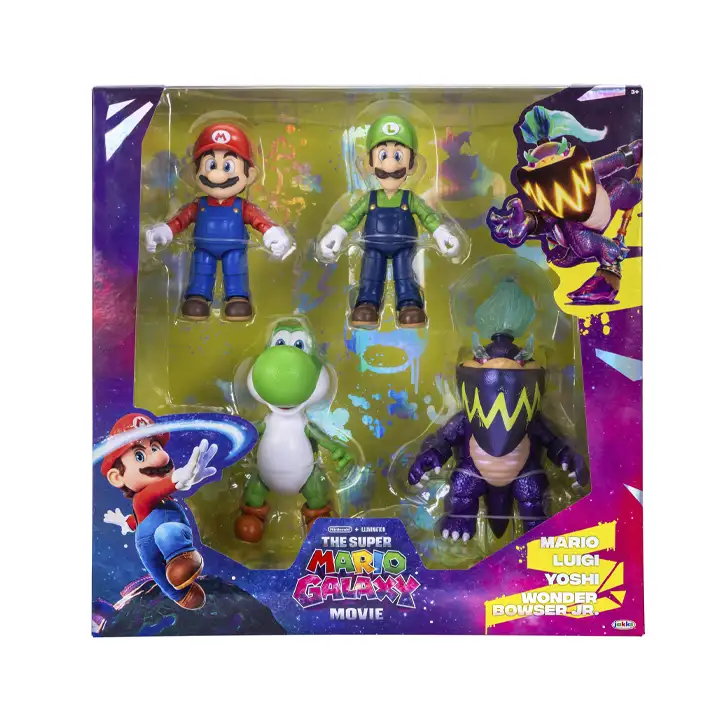 Jakks Pacific Super Mario Galaxy 432304 Multipack De Figuras Proyecto 5 Pulgadas