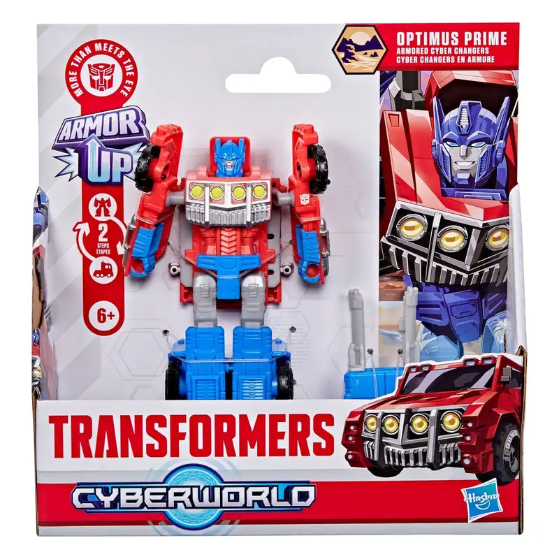 Hasbro Transformers G0747 Figura Cyberworld Cambio Cibernetico Blindado