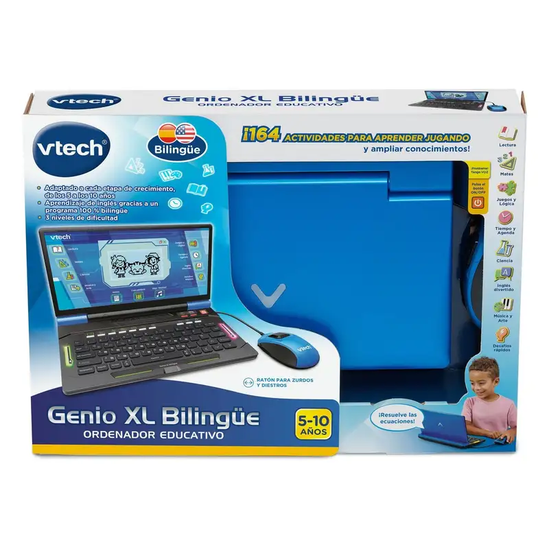 Vtech Baby 80-581247 Laptop Genio Xl Bilingue Espanol Ingles