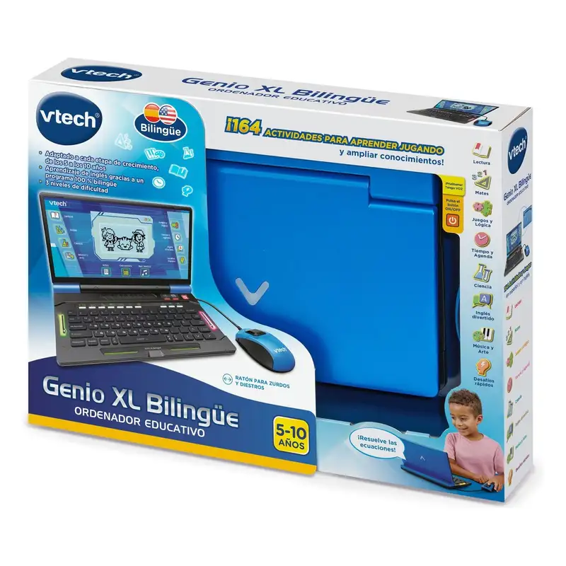 Vtech Baby 80-581247 Laptop Genio Xl Bilingue Espanol Ingles
