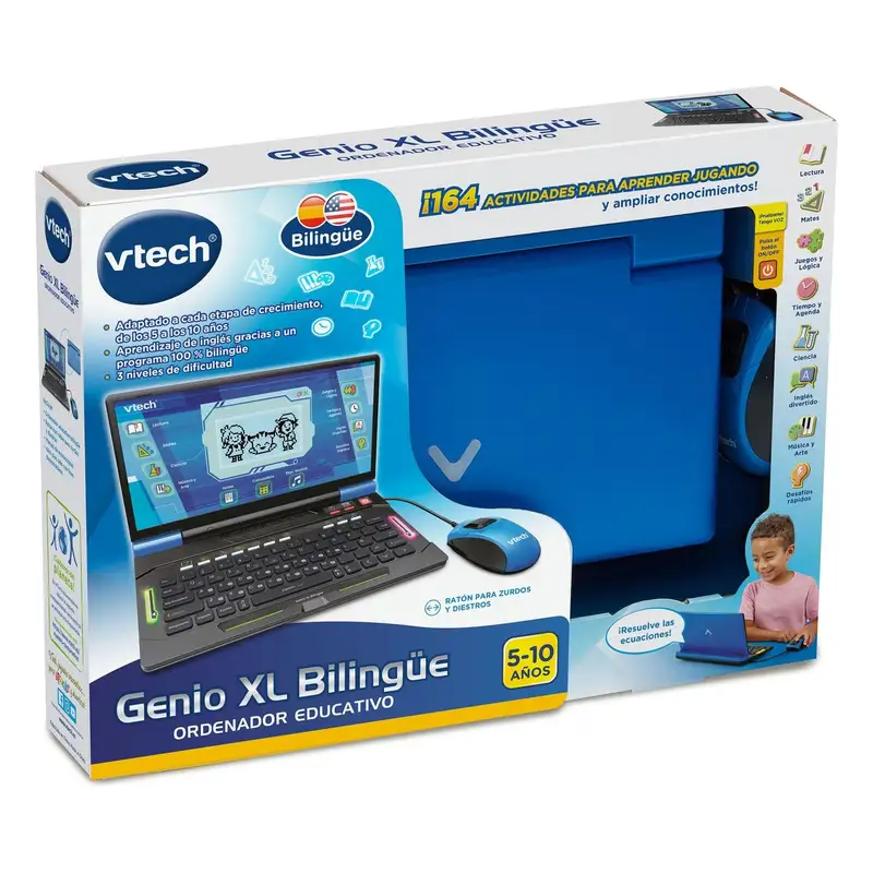 Vtech Baby 80-581247 Laptop Genio Xl Bilingue Espanol Ingles