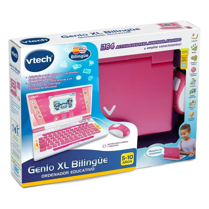 Vtech Baby 80-581267 Laptop Genio Xl Bilingue Espanol Ingles