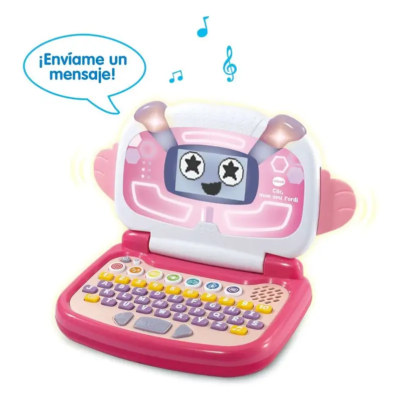 Vtech Baby 80-615157 Portatil Preescolar Educativo Pixel El Pequegenio Color Rosado
