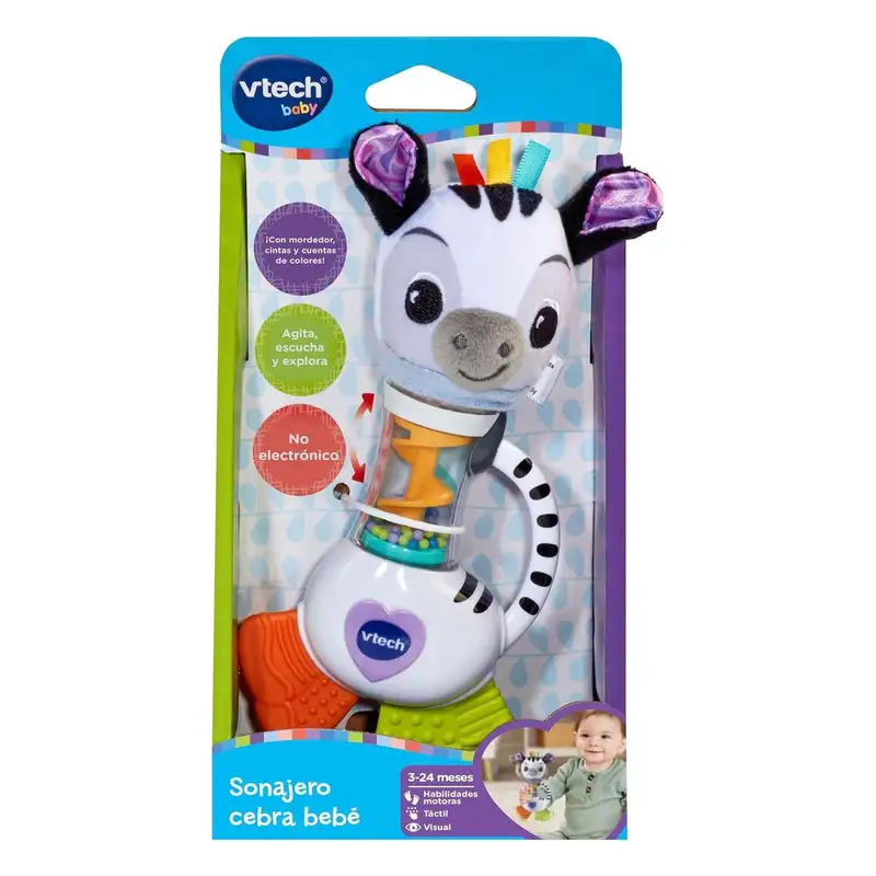 Vtech Baby 80-567222 Sonajero Cebra Para Bebe