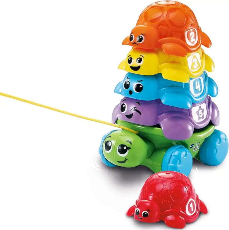 Vtech Baby 80-609322 Apilables De Colores Tortugas Arcoiris