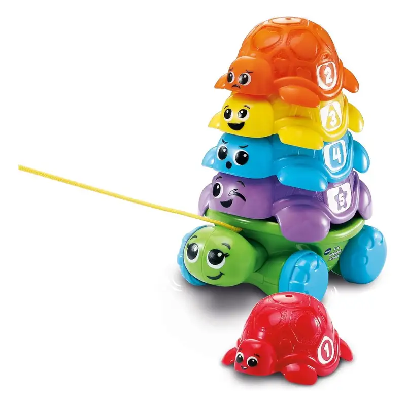 Vtech Baby 80-609322 Apilables De Colores Tortugas Arcoiris