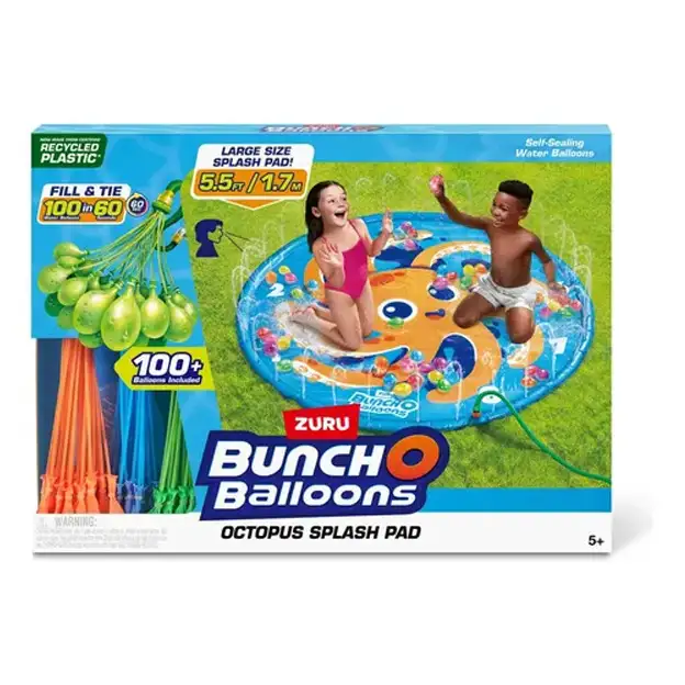 Zuru Bunch O Ballons 56591 Tapete Acuatico Pulpo Con Globos Accesorios