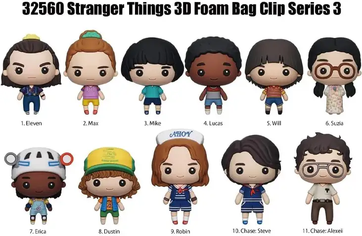 Yume 15058 Stranger Things Clip Decorativo De Bolsa